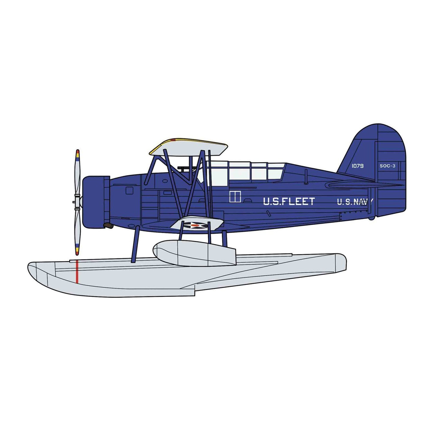 1/72 SOC-3 SEAGULL SEAPLANE Battleship USS PENNSYLVANIA 2Kits [LIMITED EDITION] [LIMITED EDITION]