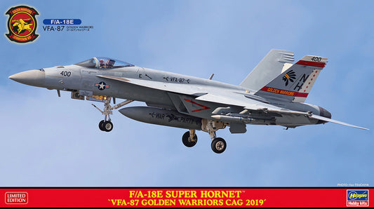 1/72 F/A-18E SUPER HORNET VFA-87 GOLDEN WARRIORS CAG 2019 (Bonus: Emblem Patch) [LIMITED EDITION]