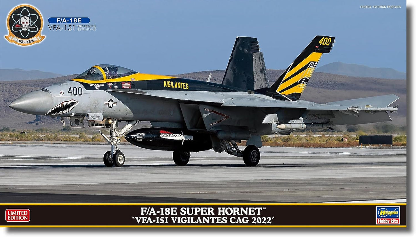 1/72 F/A-18E SUPER HORNET VFA-151 VIGILANTES CAG 2022 (Bonus: Emblem Patch) [LIMITED EDITION]