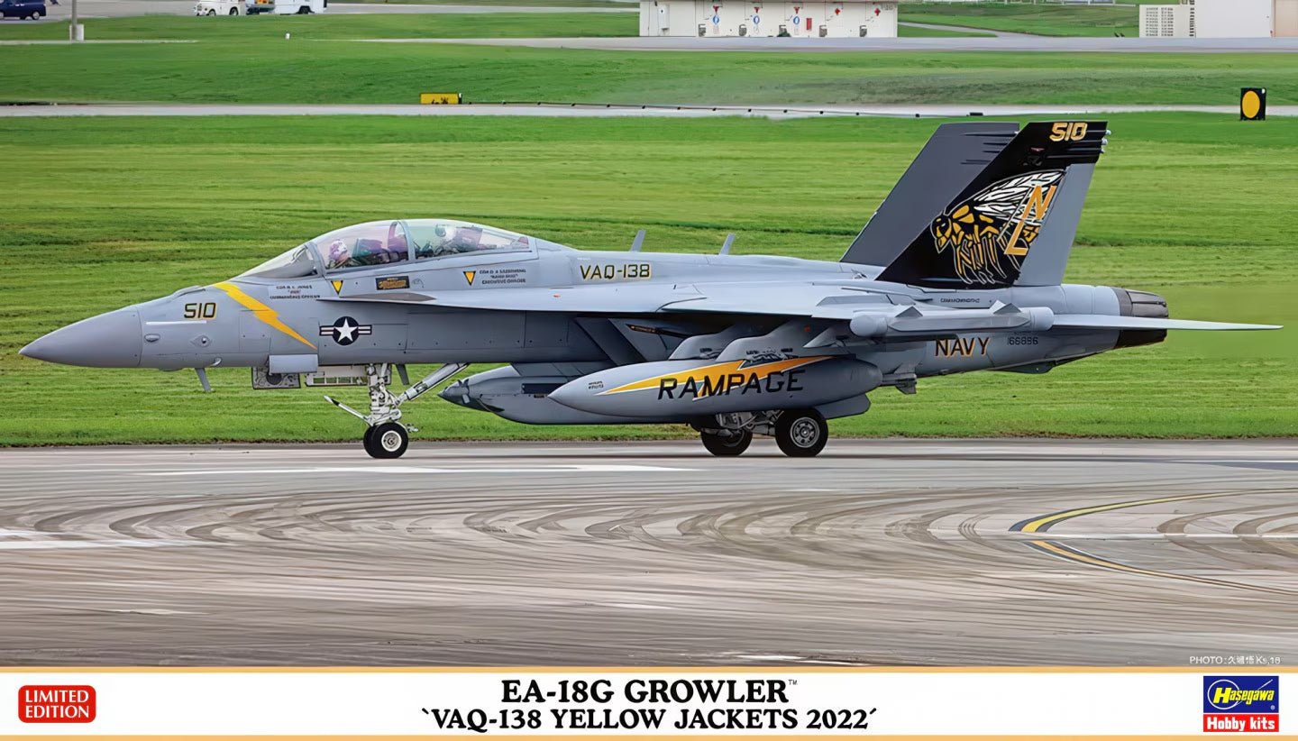 1/72 EA-18G GROWLER VAQ-138 YELLOW JACKETS 2022 [LIMITED EDITION]