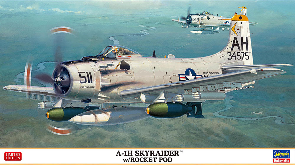 1/72 A-1H SKYRADER with ROCKET POD [LIMITED EDITION]