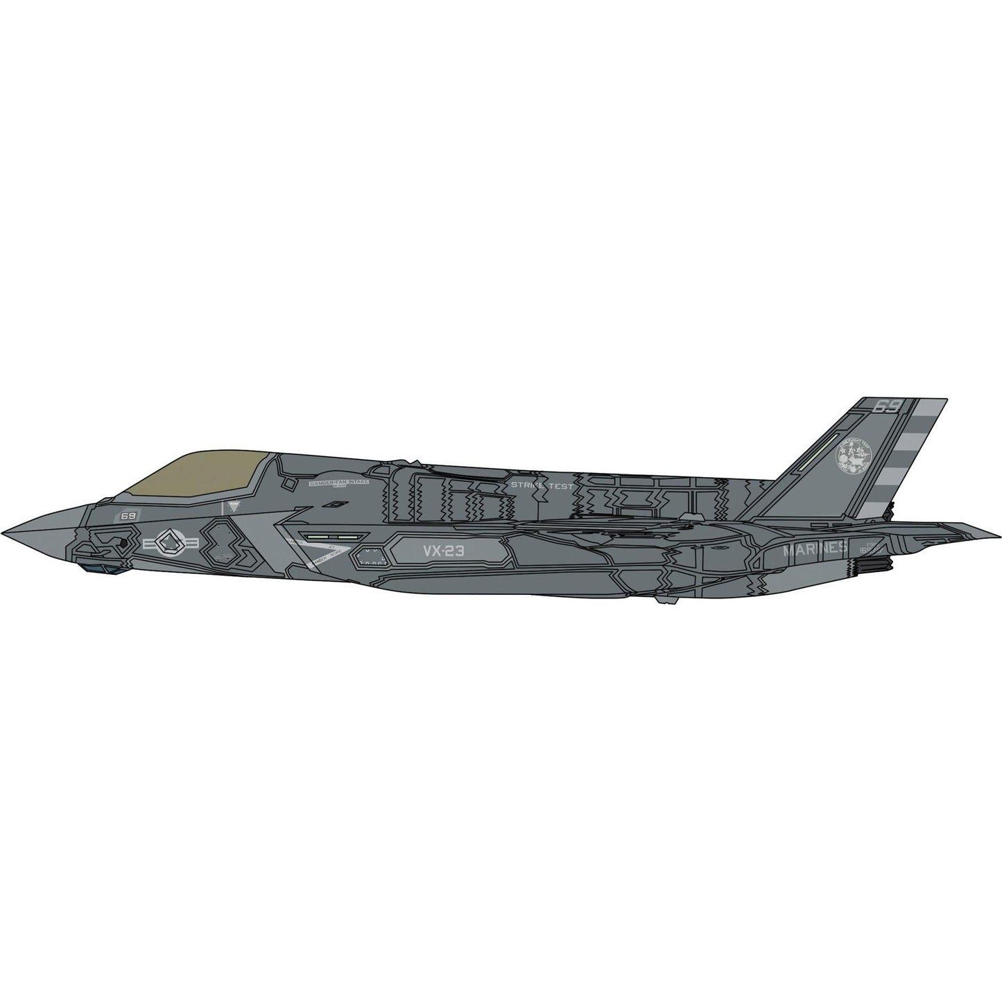 1/72 F-35 LIGHTNING II (B Version) U.S.NAVY VX-23 Test of Taking Off and Landing on KAGA [LIMITED EDITION]
