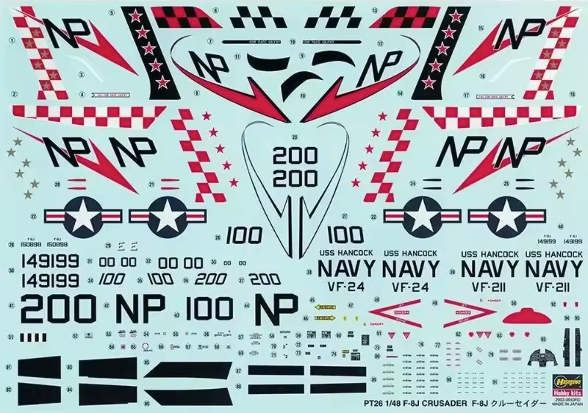 1/48 F-8J CRUSADER (U.S. Navy/M.C. Carrier-Borne Fighter)