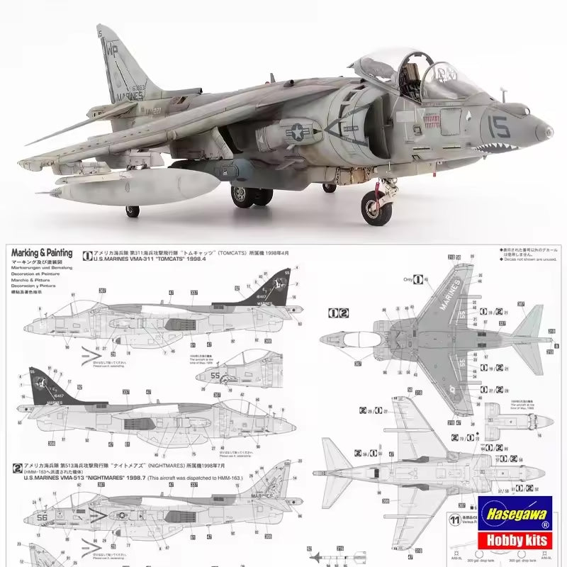 1/48 AV-8B HARRIER II NIGHT ATTACK (U.S.M.C. Attacker)