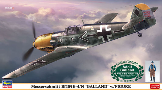 1/48 Messerschmitt Bf109E4/N GALLAND with FIGURE [LIMITED EDITION]