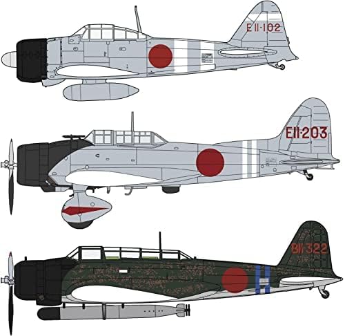 1/48 ZERO FIGHTER TYPE 21 & TYPE 99 CARRIER DIVE-BOMBER MODEL 11 & TYPE 97 CARRIER ATTACK-BOMBER MODEL 3 PEARL HARBOR ATTACK PART 2 3Kits [LIMITED EDITION]