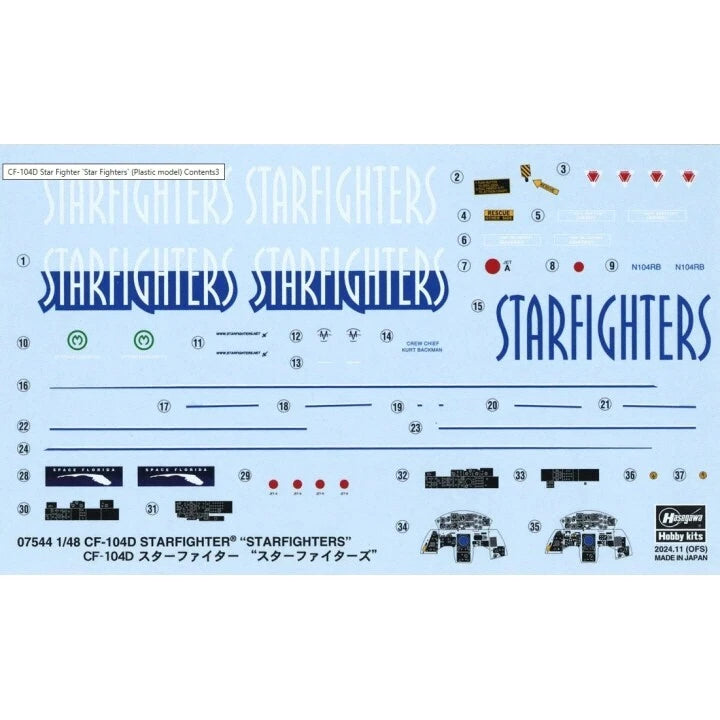 1/48 CF-104D STARFIGHTER STARFIGHTERS [LIMITED EDITION]