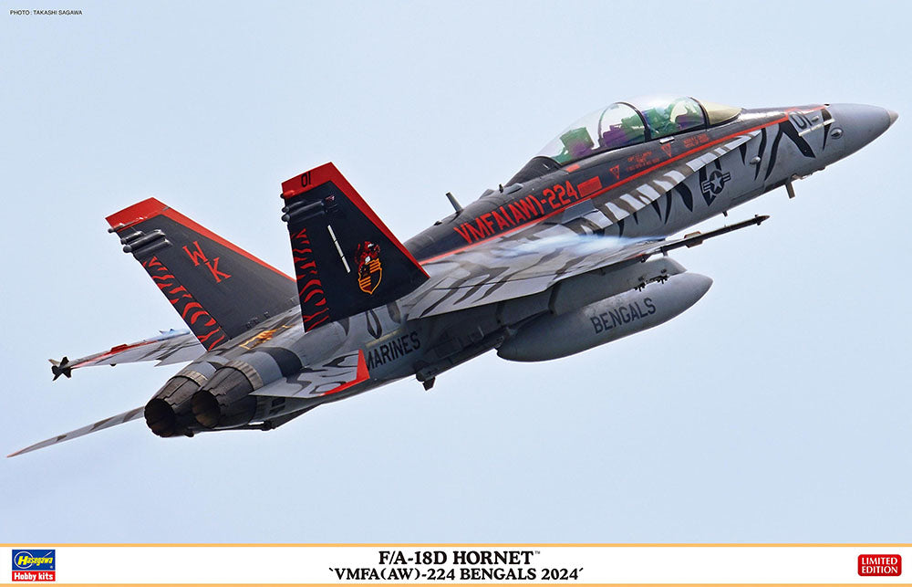 1/48 F/A-18D HORNET VMFA(AW)-224 BENGALS 2024 [LIMITED EDITION]