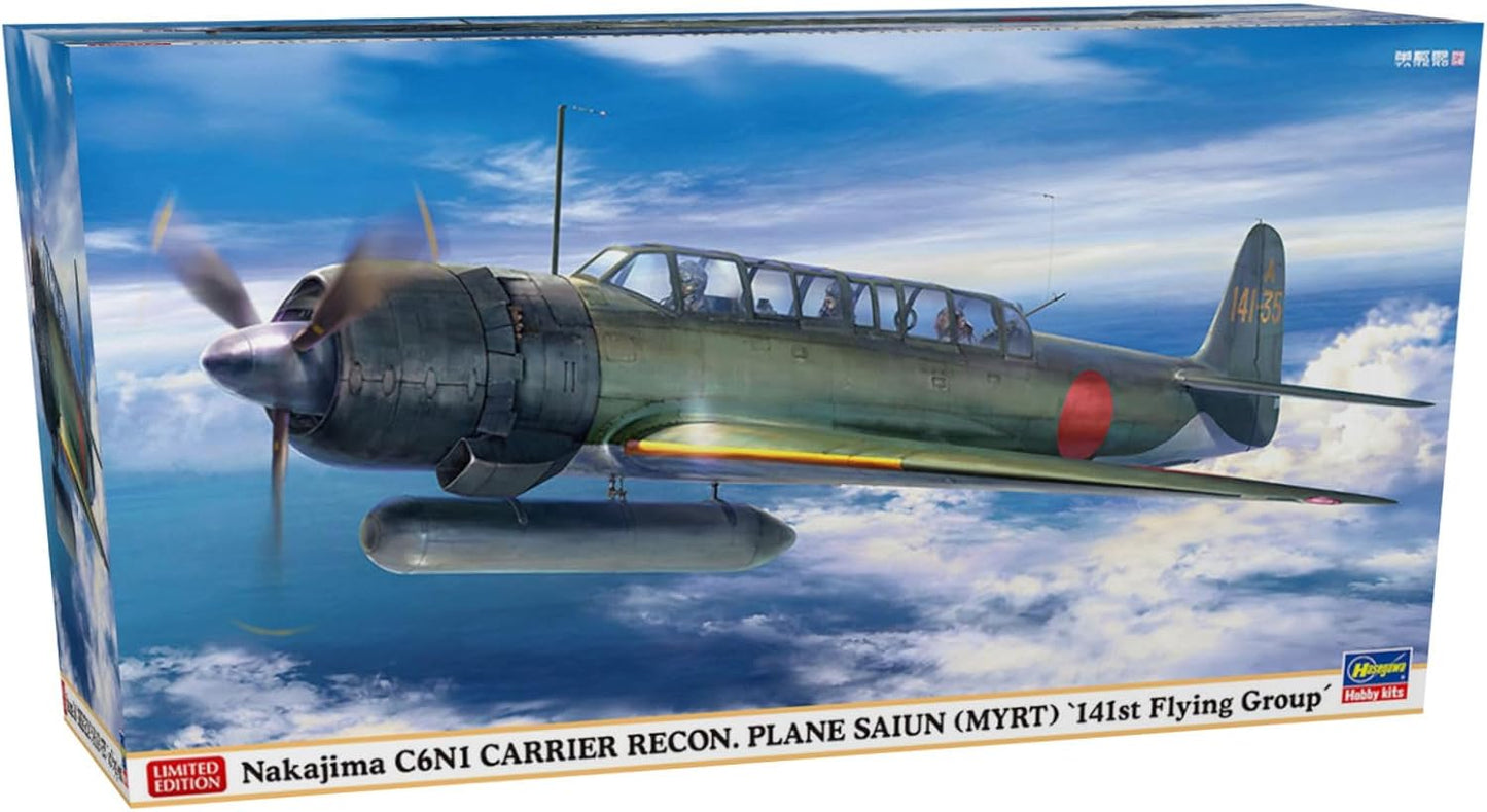 1/48 Nakajima C6N1 CARRIER RECONNAISSANCE PLANE SAIUN (MYRT) 141st Flying Group  [LIMITED EDITION]