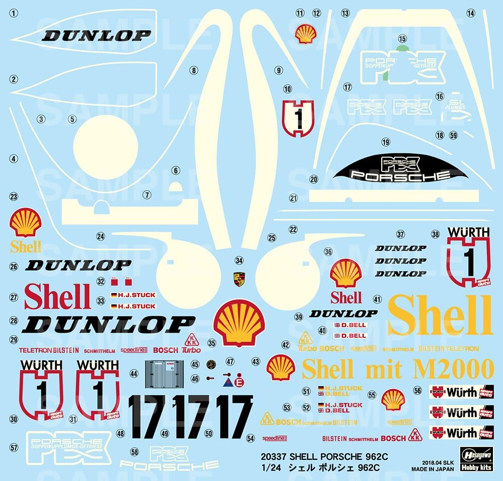 1/24 SHELL PORSCHE 962C [LIMITED EDITION]