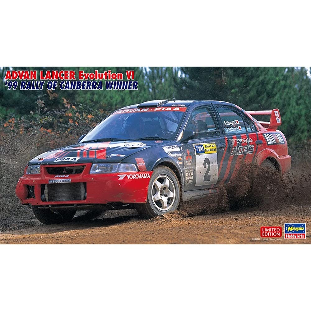 1/24 ADVAN LANCER Evolution VI '99 RALLY OF CANBERRA WINNER [LIMITED EDITION]