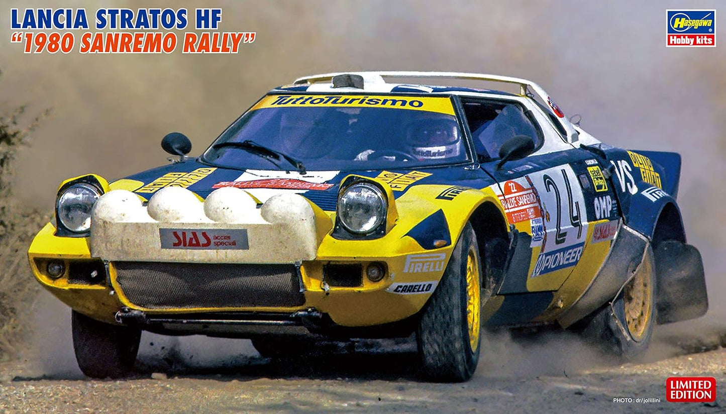 1/24 LANCIA STRATOS HF 1980 SANREMO RALLY [LIMITED EDITION]