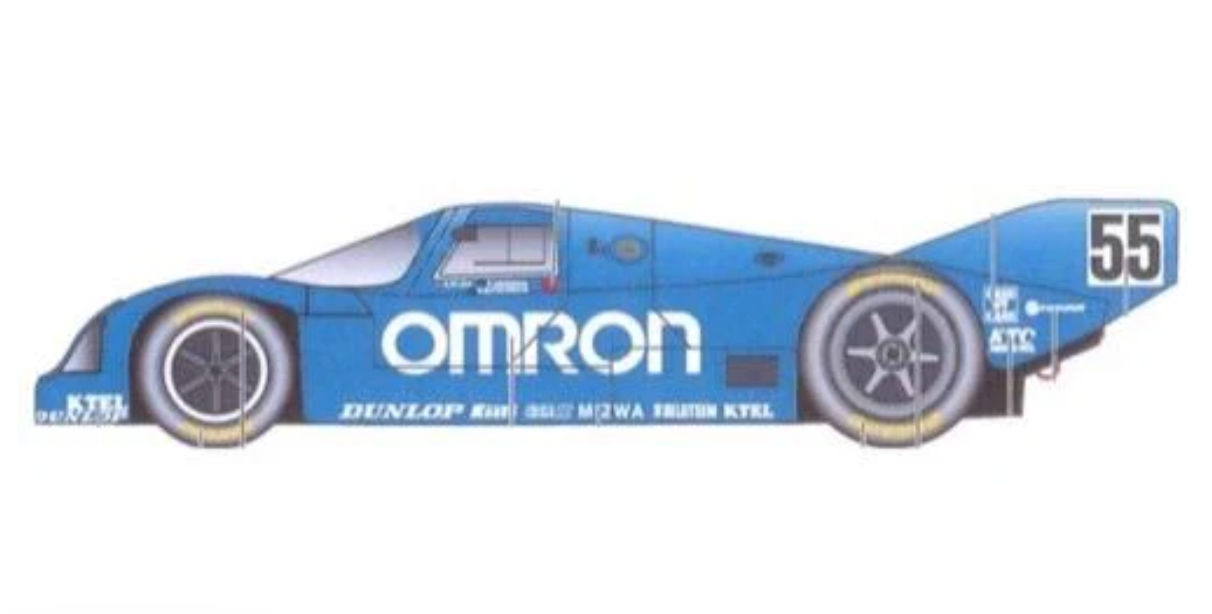 1/24 OMRON PORSCHE 962C 1990 JSPC [LIMITED EDITION]