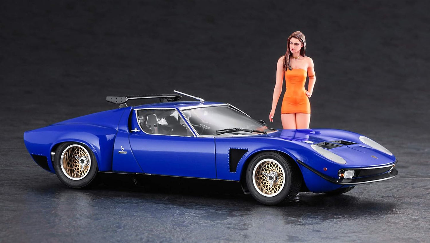 1/24 LAMBORGHINI JOTA SVR with ITALIAN GIRL'S FIGURE [LIMITED EDITION]