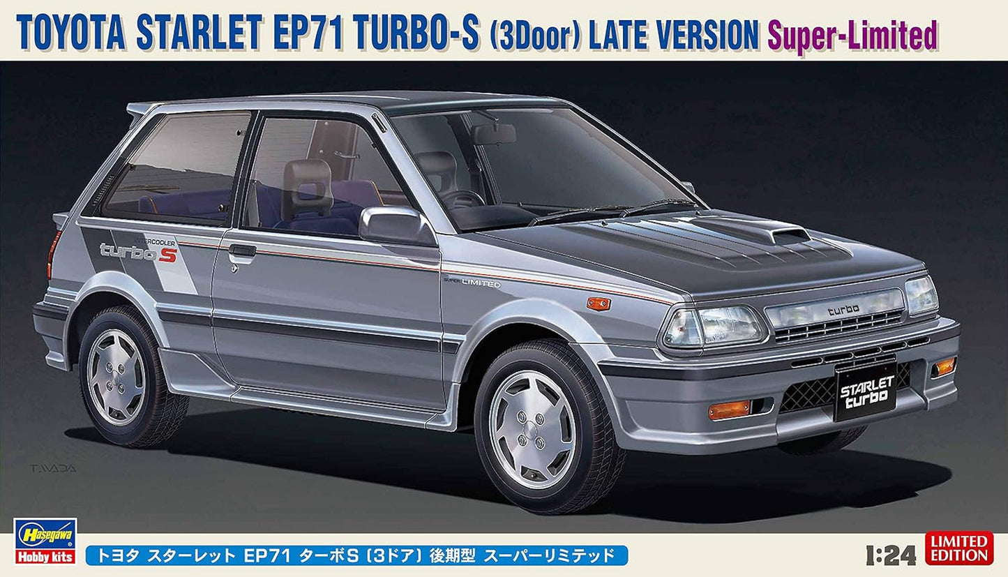 1/24 TOYOTA STARLET EP71 TURBO-S 3Door LATE VERSION Super-Limited [LIMITED EDITION]