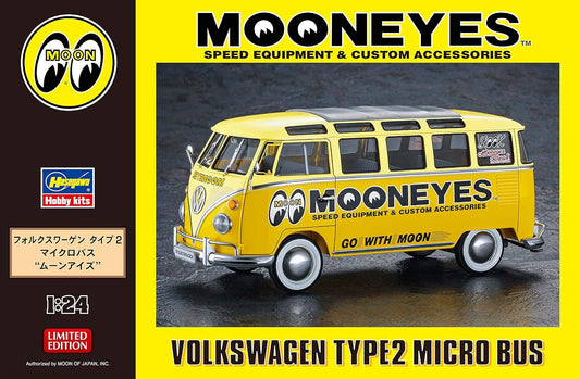 1/24 VOLKSWAGEN TYPE 2 MICRO BUS MOONEYES SPEED EQUIPMENT & CUSTOM ACCESSORIES [LIMITED EDITION]
