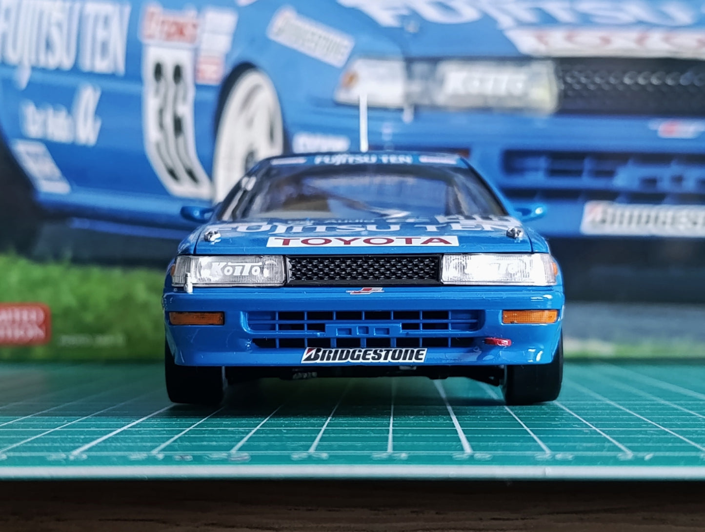 1/24 FUJITSU TEN TOM'S COROLLA LEVIN AE92 1991 JTC [LIMITED EDITION]