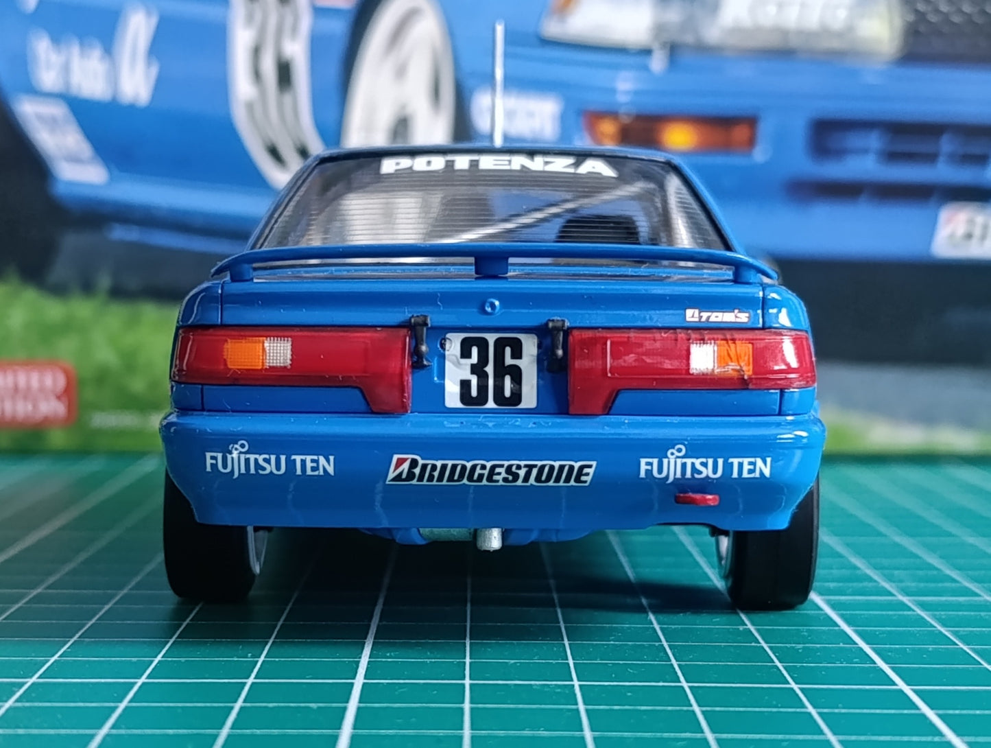 1/24 FUJITSU TEN TOM'S COROLLA LEVIN AE92 1991 JTC [LIMITED EDITION]