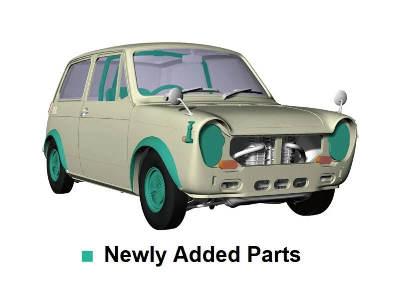 1/24 Honda N360 (N I) RACE CONFIGURATION PART 2 [LIMITED EDITION]