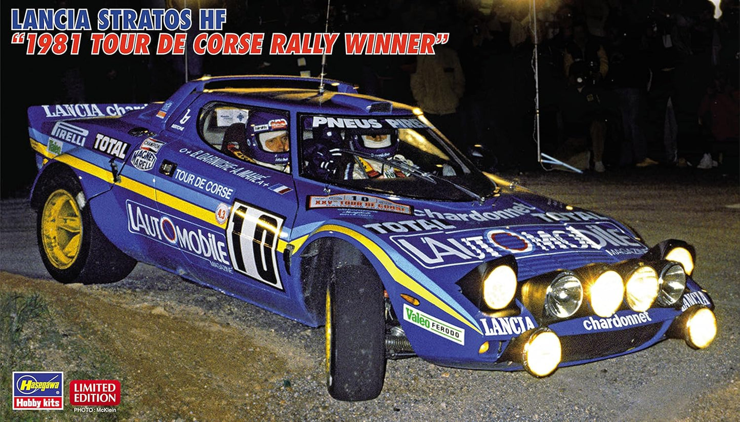 1/24 LANCIA STRATOS HF 1981 TOUR DE CORSE RALLY WINNER [LIMITED EDITION]