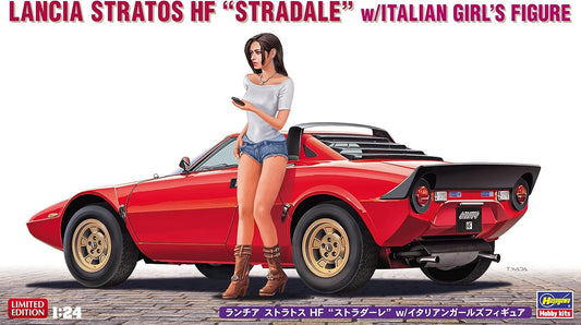 1/24 LANCIA STRATOS HF STRADALE with ITALIAN GIRL'S FIGURE [LIMITED EDITION]