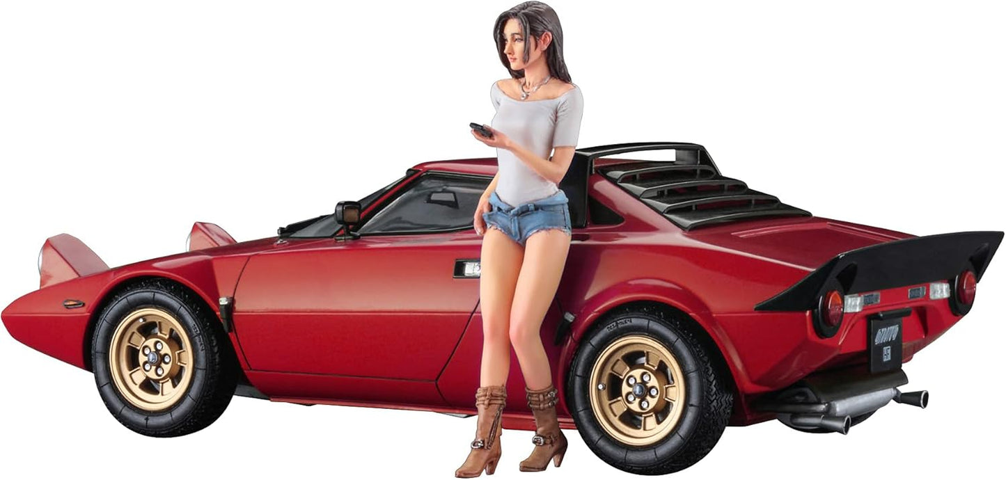 1/24 LANCIA STRATOS HF STRADALE with ITALIAN GIRL'S FIGURE [LIMITED EDITION]