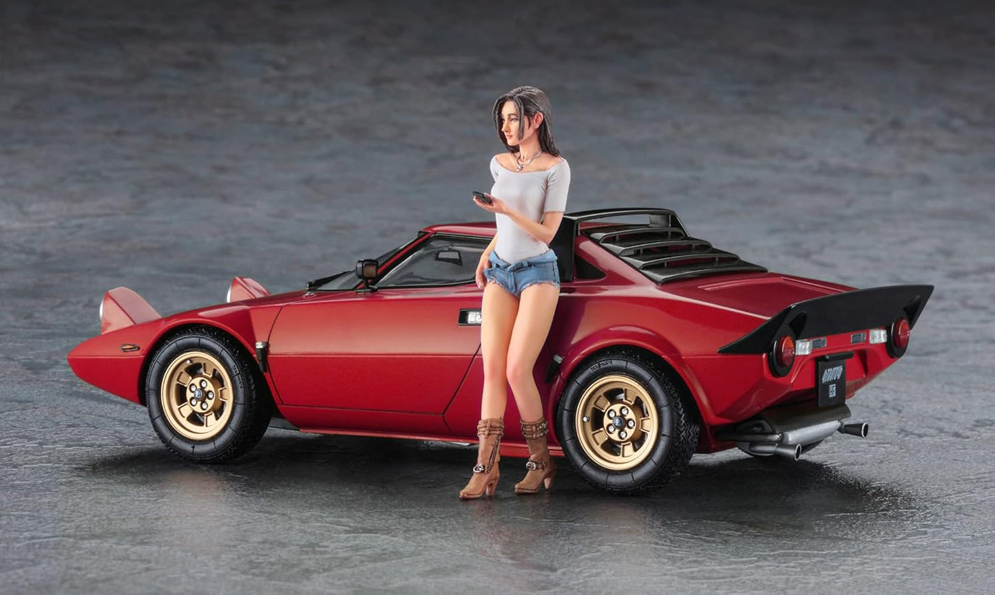 1/24 LANCIA STRATOS HF STRADALE with ITALIAN GIRL'S FIGURE [LIMITED EDITION]