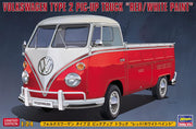 1/24 VOLKSWAGEN TYPE 2 PIC-UP TRUCK RED/WHITE PAINT [LIMITED EDITION]
