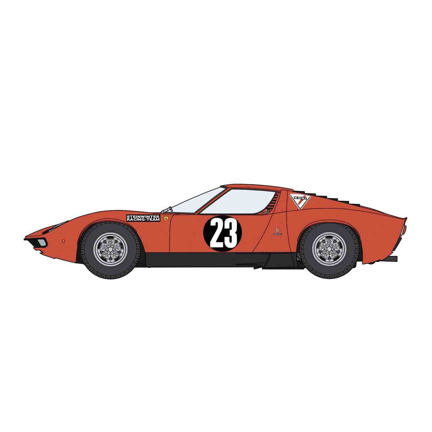 1/24 LAMBORGHINI MIURA P400 1968 Hockenheimring [LIMITED EDITION]