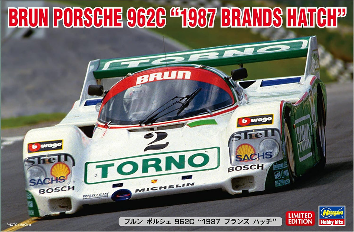 1/24 BRUN PORSCHE 962C 1987 BRANDS HATCH [LIMITED EDITION]