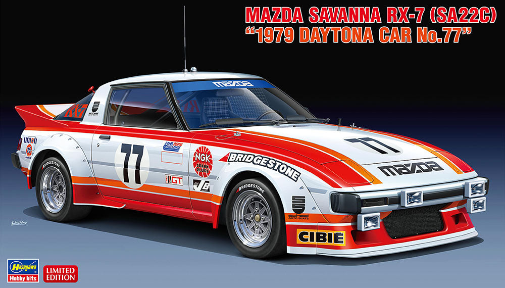 1/24 MAZDA SAVANNA RX7 (SA22C) 1979 DAYTONA CAR No.77 [LIMITED EDITION]