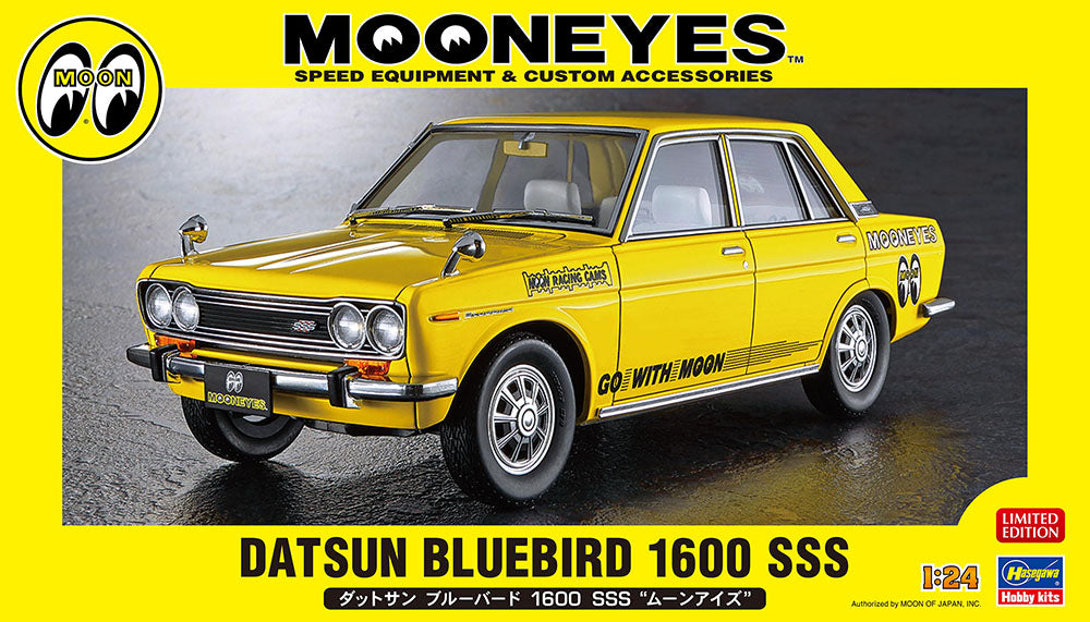 1/24 DATSUN BLUEBIRD 1600 SSS MOONEYES SPEED EQUIPMENT & CUSTOM ACCESSORIES [LIMITED EDITION]