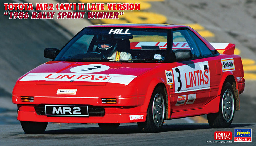 1/24 TOYOTA MR2 (AW11) LATE VERSION 1986 RALLY SPRINT WINNER [LIMITED EDITION]