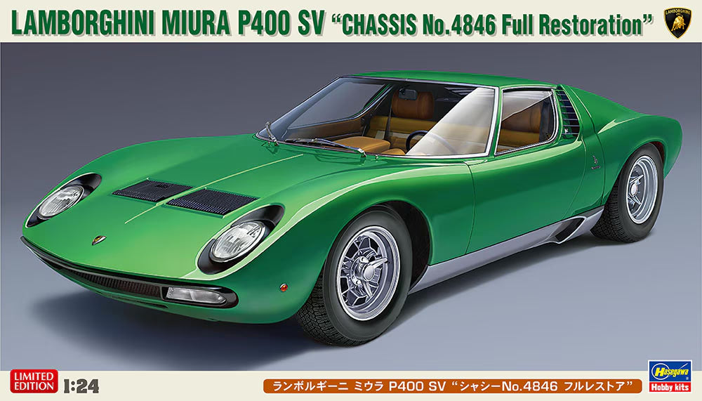 1/24 LAMBORGHINI MIURA P400 SV Chassis No.4846 FULL RESTORATION [LIMITED EDITION]