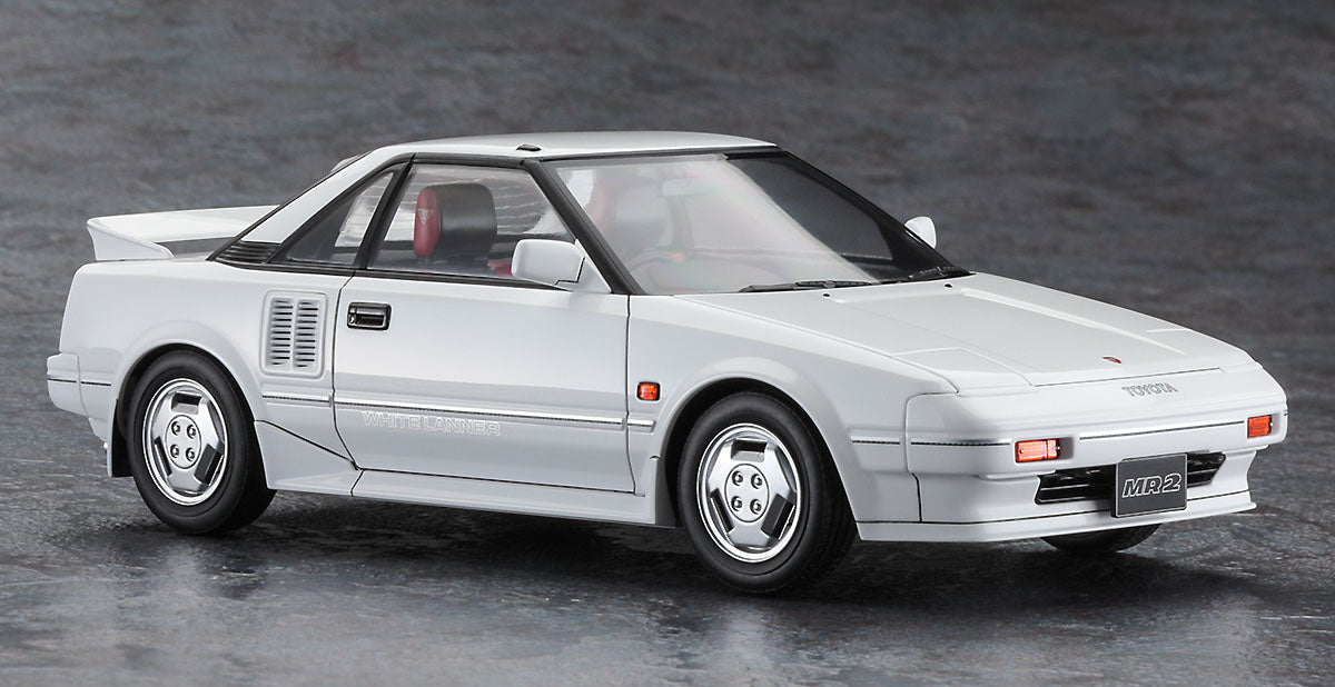 1/24 TOYOTA MR2 (AW11) EARLY VERSION WHITE LANNER 1985 [LIMITED EDITION]