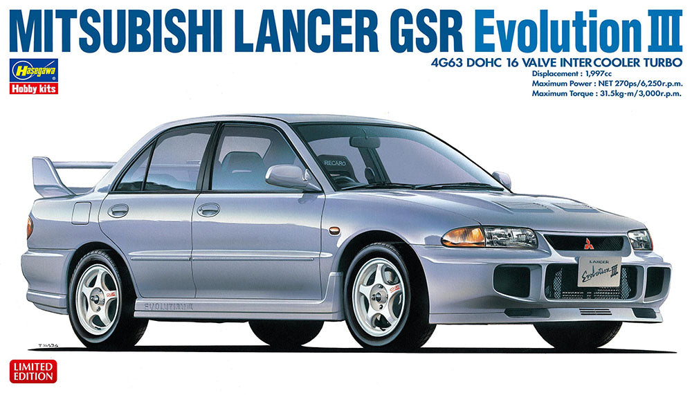 1/24 MITSUBISHI LANCER GSR Evolution III