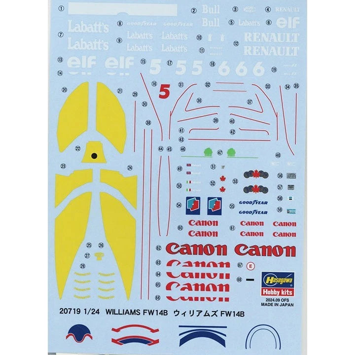 1/24 WILLIAMS FW14B [LIMITED EDITION]