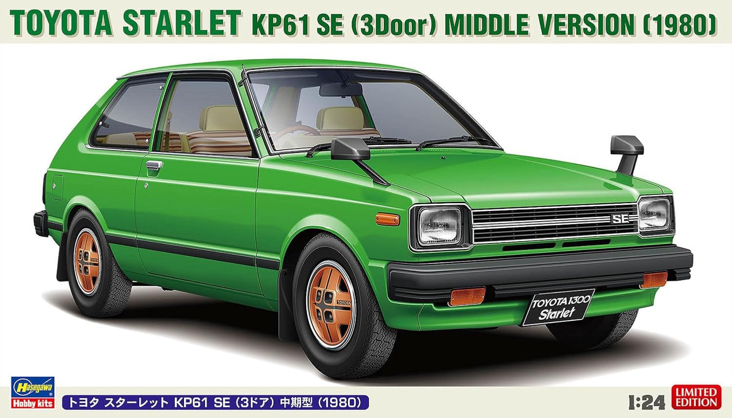 1/24 TOYOTA STARLET KP61 SE 3Door MIDDLE VERSION 1980 [LIMITED EDITION]