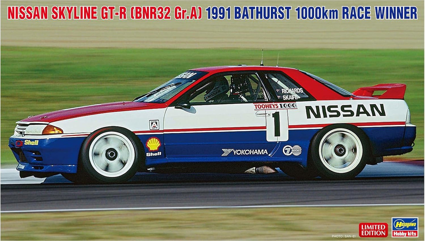 1/24 NISSAN SKYLINE GT-R (BNR32 Gr.A) 1991 BATHURST 1000km RACE WINNER [LIMITED EDITION]