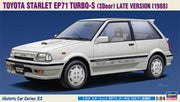 1/24 TOYOTA STARLET EP71 TURBO-S 3Door LATE VERSION 1988