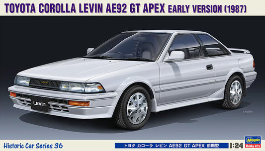 1/24 TOYOTA COROLLA LEVIN AE92 GT APEX EARLY VERSION 1987