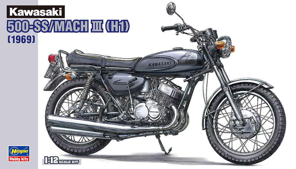 1/12 Kawasaki 500-SS/MACH III (H1) 1969