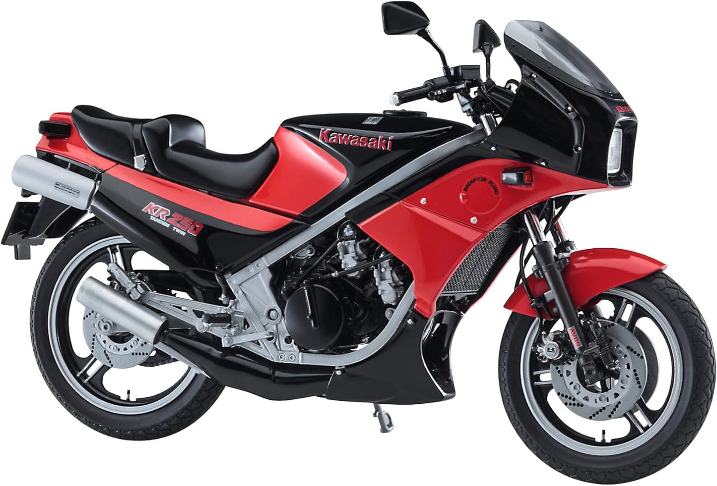 1/12 Kawasaki KR250 KR250A BLACK/RED COLOR 1984 [LIMITED EDITION]