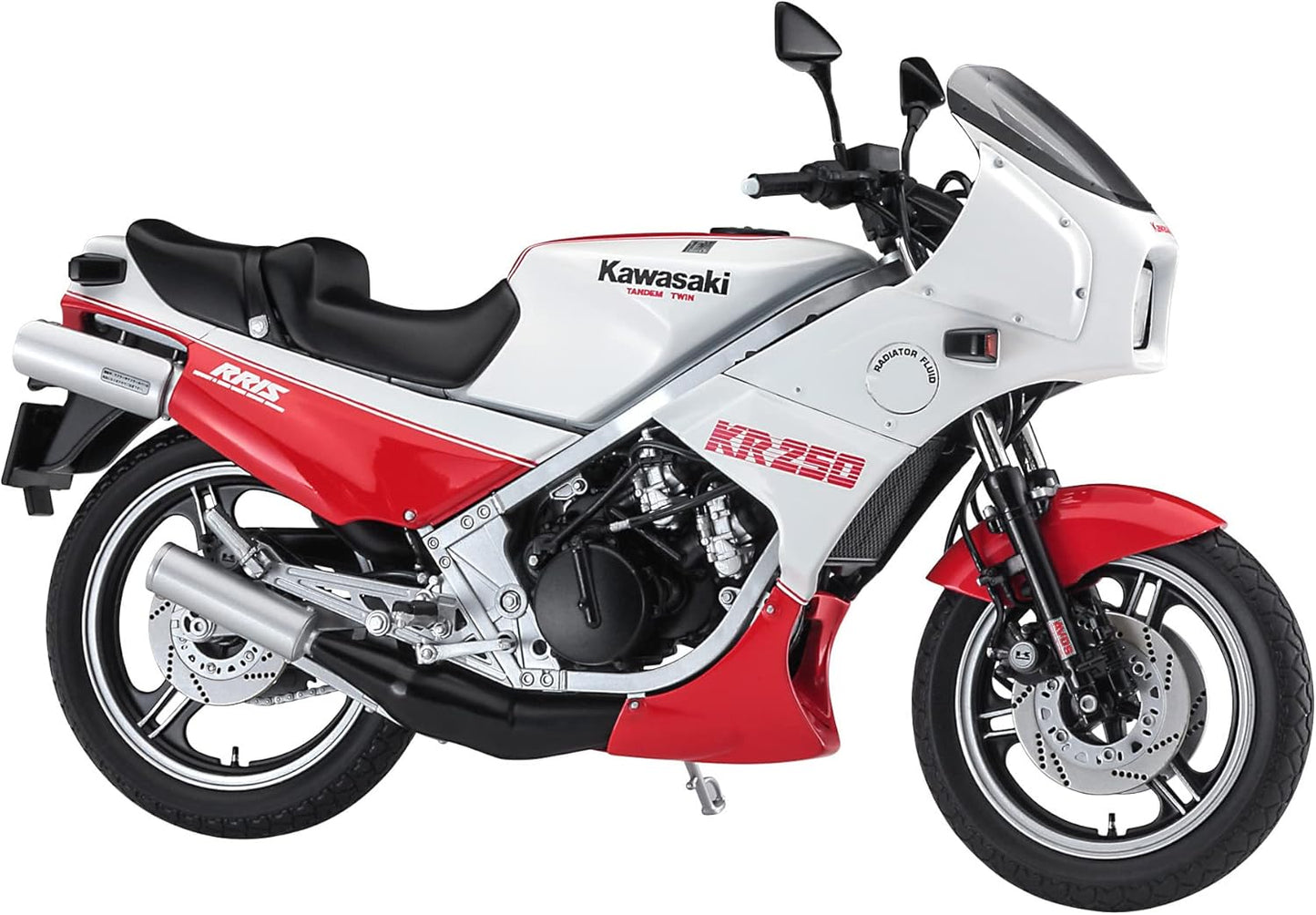 1/12 Kawasaki KR250 (KR250A) WHITE/RED COLOR 1984 [LIMITED EDITION]