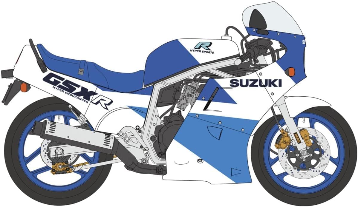 1/12 SUZUKI GSX-R750 (H) (GR71G) BLUE/WHITE COLOR 1987 [LIMITED EDITION]