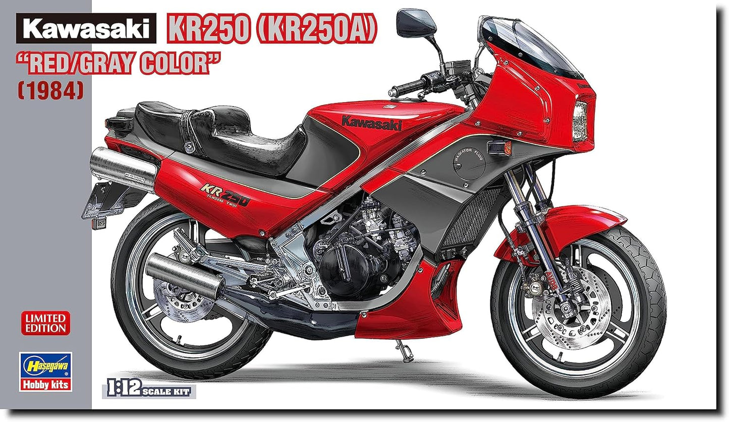1/12 Kawasaki KR250 (KR250A) RED/GRAY COLOR 1984 [LIMITED EDITION]