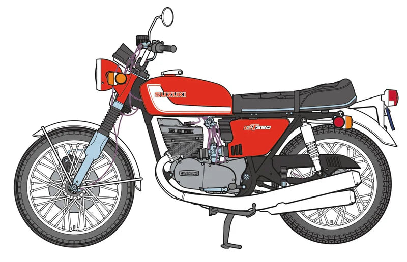 1/12 SUZUKI GT380 B RED COLOR 1972 [LIMITED EDITION]