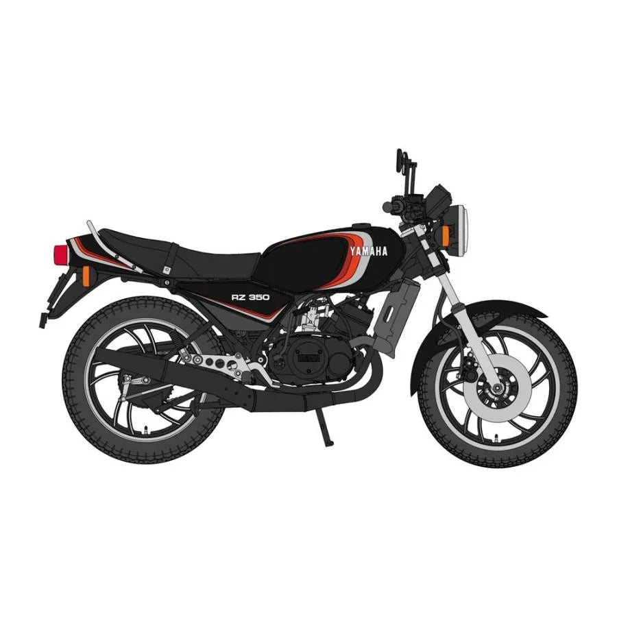 1/12 Yamaha RZ350 (4U0) 1982 BLACK COLOR