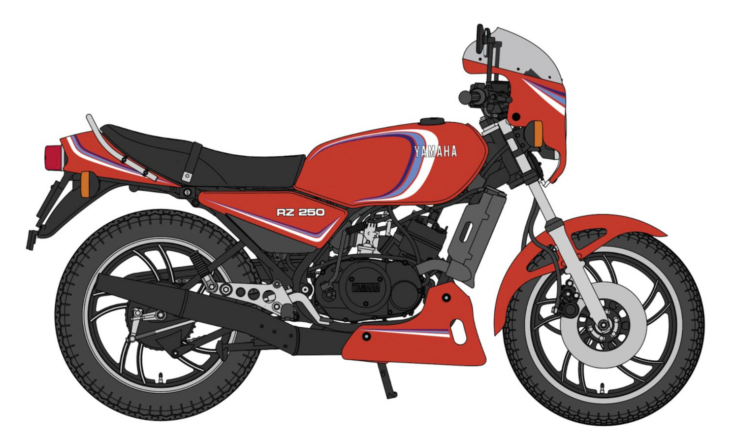 1/12 Yamaha RZ250 (4L3) YSP Specification with Cowl 1982 [LIMITED EDITION]