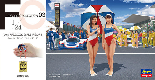 1/24 90's PADDOCK GIRLS FIGURE 2Kits